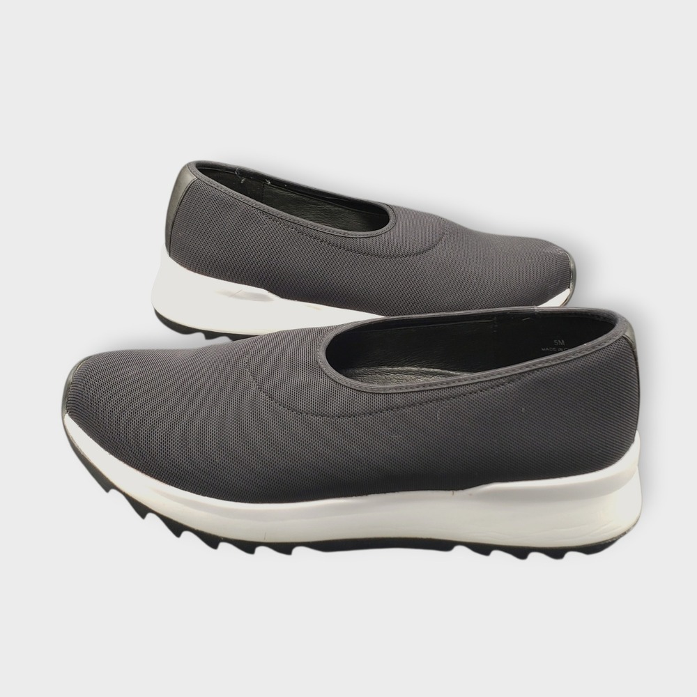 Eileen Fisher Hug Mesh Slip On Wedge Sneakers Size 5M Low Top Walking Shoes